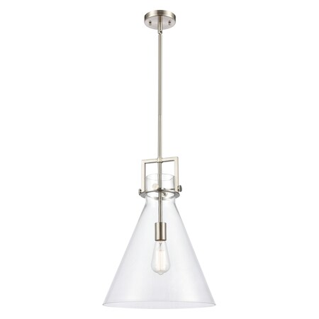 Innovations Lighting 1 Light Newton 14 Inch Mini Pendant, 719408 411-1S-SN-14CL